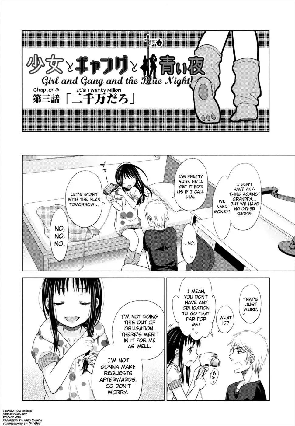A Girl, a Gangster and the Blue Night Chapter 3