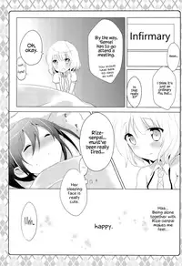 (SC2015 Autumn) [Ame Usagi (Amedamacon)] Naisho no Hokenshitsu (Gochuumon wa Usagi desu ka?) [English] {Hennojin}