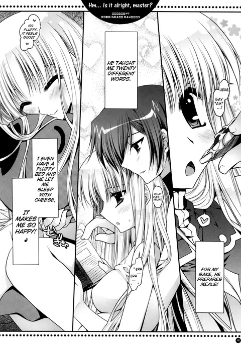 Hm... Is it alright, Master?