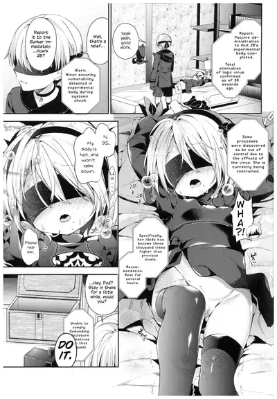 YoRHa 2B-gata Shoushizai Kitai no Toriatsukaidoki ni Okeru Chuui Jikou Tsuutasu