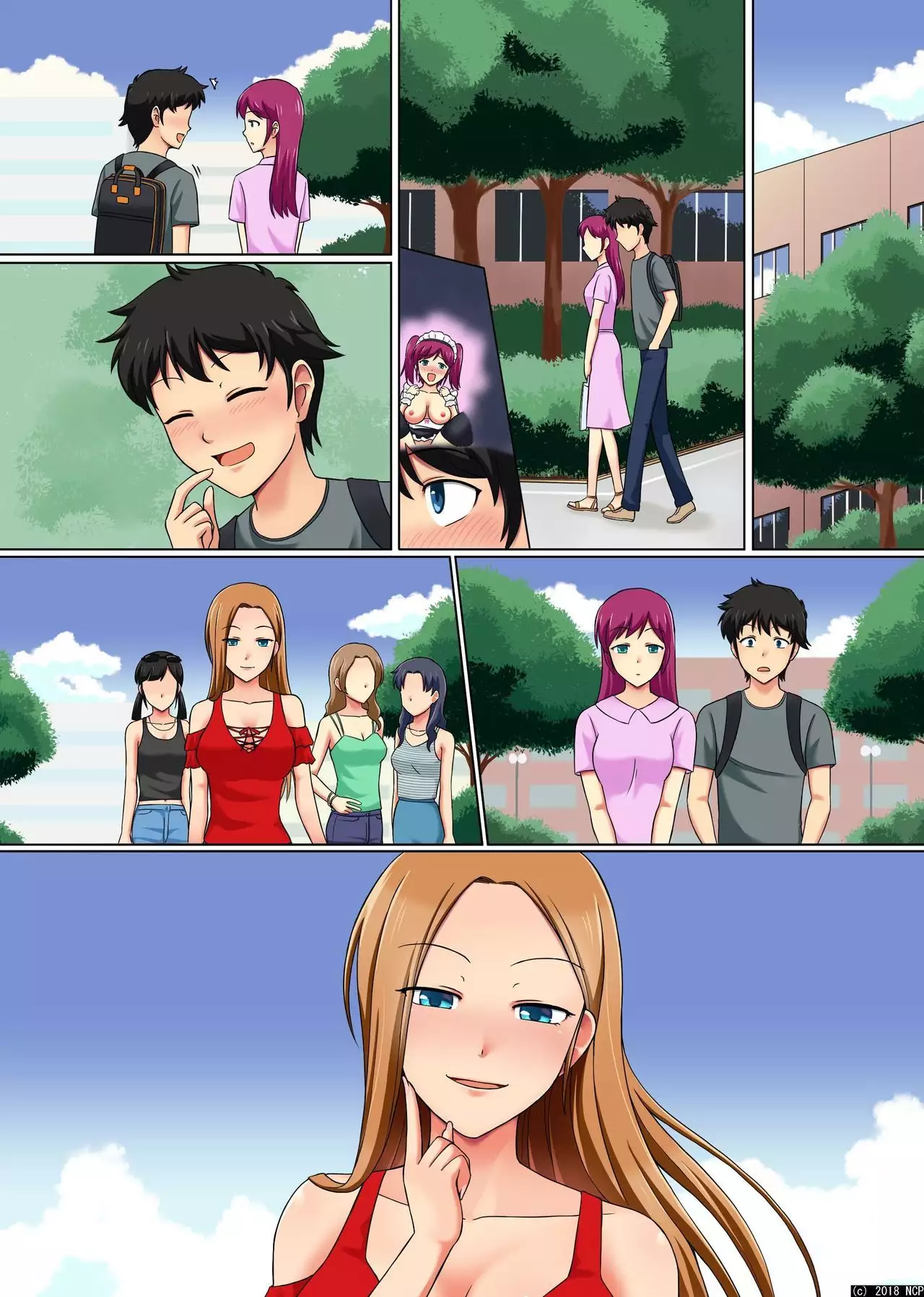 Ore no Shiranai Mani Koibito ga Moto Doukyuusei ni Inran Meinu ni Kae Rarete ita Kudan