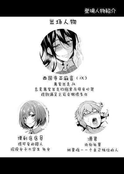 [Chronicle (Fukunaga Yukito)] Iede JK-chan o Tomete Agetara Boku no Ie ga Yaribeya ni - A miracle tracks track. 65 "Iede Jkchan with Sex room" [Chinese] [Digital]