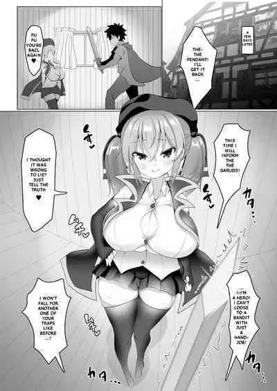Chichi ga Dekai dake no Touzoku Musume nanka ni Makeru Wake Nai daro!! | Rogue that uses her breast to defeat others, I won't lose!!