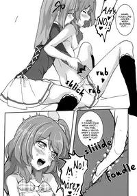 (Geinoujin wa Card ga Inochi! 8) [Ugokuna Yakkyoku (ababari)] Kokoro no Doukasen (Aikatsu!) [English] [Lazy Lily]