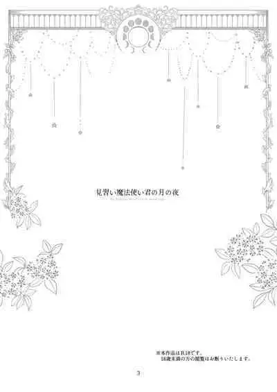 [Aoiro Kansokujo (Nakahara Mizuimo)] Minarai Mahoutsukai-kun no Tsuki no Yoru - The Apprentice Wizard is on the moonlit night.