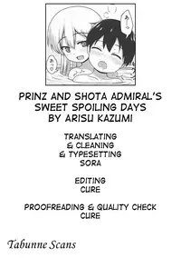 Prinz to Shota Teitoku no Amaama Days | Prinz and shota admiral’s sweet spoiling days