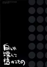 (SC33) [D.N.A.Lab. (Miyasu Risa)] shiro towa nurete sukeru mono (KiMiKiSS)