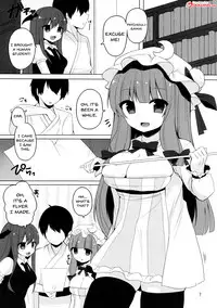 (Kouroumu 10) [Chocolate Synapse (Shika Yuno)] Mukyuutto! Patchouli Sensei (Touhou Project) [English] {Doujins.com}