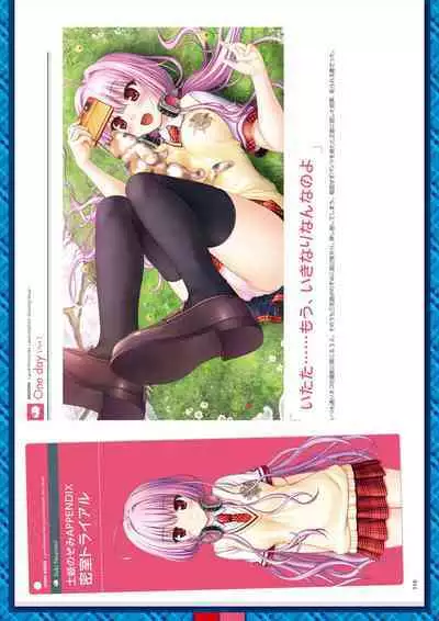 Daitoshokan no Hitsujikai Visual Fan Book Houkago Shippo Days & Dreaming Sheep Visual Fan Book