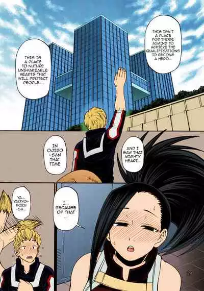 (C88) [CELLULOID-ACME (Chiba Toshirou)] Momo x Shiro (My Hero Academia) [English] {doujins.com} [Colorized] [Miss One Life]