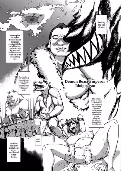 Majuu Teikoku Hishi Otto no Tame ni Kairaku Goumon ni Taeru Boukoku no Ouhi