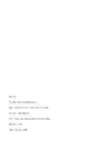 (C83) [Rakka Sokudo 2.5 (Pira)] Nyaa tte Itte yo Onee-chan! (Touhou Project)