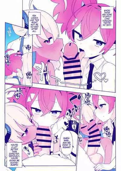 (Sensei no Archive 10) [Futsuu no Tapiokaya-san (Futatsu no Peanuts)] Osaborikaijyuu (Blue Archive) | Hooky Monsters [English] [Team Rabu2]