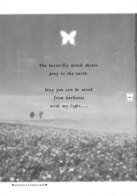 輝く蝶が地に祈る