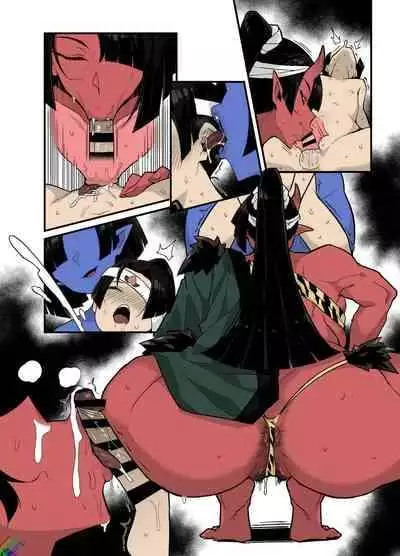 [Arimura Daikon] Oni no Shimai ni Shiboritorareru Momo-kun [Textless] [Colorized]