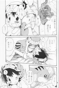 (LOVEx2 Monket!) [KuruGuru DNA (Hoshiai Hilo)] Tennen Douhou Kyuuden Enkinhou No Sho (Digimon Frontier)