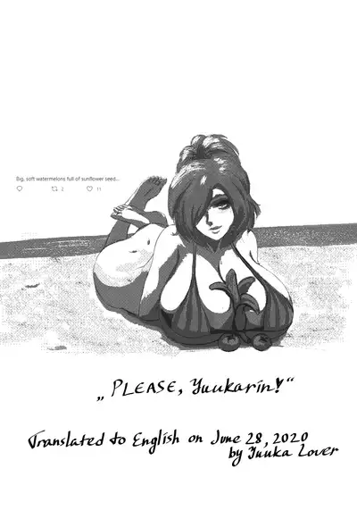 (C87) [Moon Wort (Sougetsu Nonono)] Onegaishimasu Yuukarin | Please, Yuukarin! (Touhou Project) [English] [Yuuka Lover]