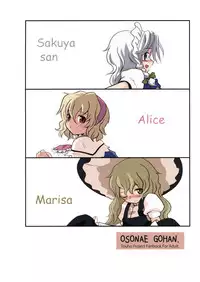 (C74) [Vitamin Gohan (Hasegawa Keita)] Osonae Gohan (Touhou Project)