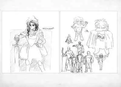 ALICESOFT ORION SCRIBBLES with CROQUIS ULTIMATE EDITION VOL.1 織音計画特別版 ラフ画集