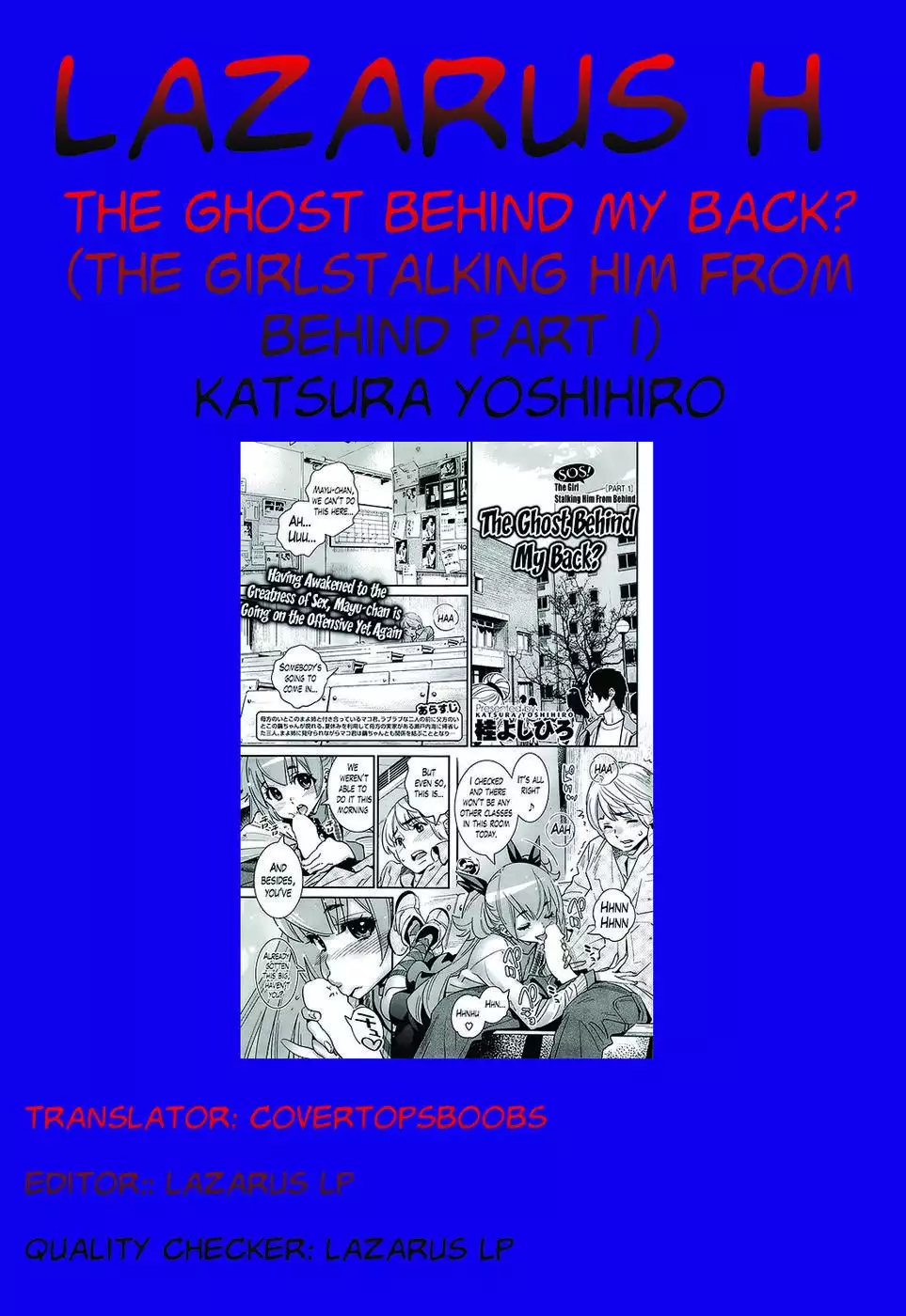 The Ghost Behind My Back SOS! The Girl Stalking Him From Behind -Part 1- (CH. 8)