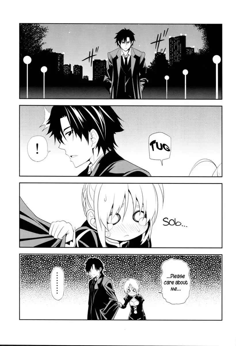 A Very Pitiful Zero Saber Grows Timid