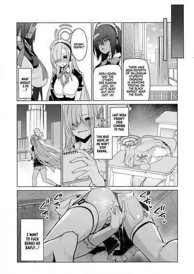 (C103) [Jun Tokuchuu Kuro Mask (Hetaren)] Asuna to Isshuukan Go ni. | With Asuna after a week apart. (Blue Archive) [Coffedrug] [English]