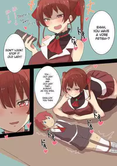 Marine Senchou ni Hokakusare Kotowattara Marunomi ni Sarete Shimau Shounen | A Boy Getting Caught And Swallowed By Marin