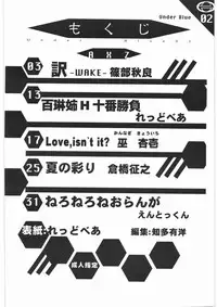(C56) [AXZ (Various)] Under Blue 1.05C (Betterman, Mugen no Juunin)