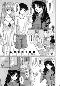 (C78) [Yami ni Ugomeku (Dokurosan)] Sodom no Hyakunijyuu Jikan + Paper (Neon Genesis Evangelion) [Chinese] [臭鼬娘漢化組]