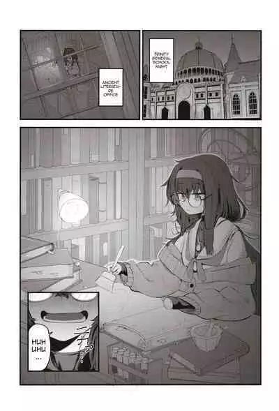 [Shouyu Gohan (Wakyo)] Sensei nara Koshokan (Koko) demo Ii desu yo | If it's With Sensei, I Don't Mind Doing it Right Here (In The Antiquarian Bookstore) (Blue Archive) [English] {Doujins.com} [Digital]