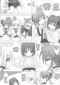 (Lyrical Heart) [Hikarito Mahou Koubou (M_pon)] Nano & Fe x Haya! (Mahou Shoujo Lyrical Nanoha) [English] [Payapaya]