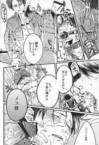 (SPARK8) [MORBID+LOVERS, chop! (Shou, Chokota)] Iwayuru Isshu no Bakageta Oasobi (Shingeki no Kyojin)