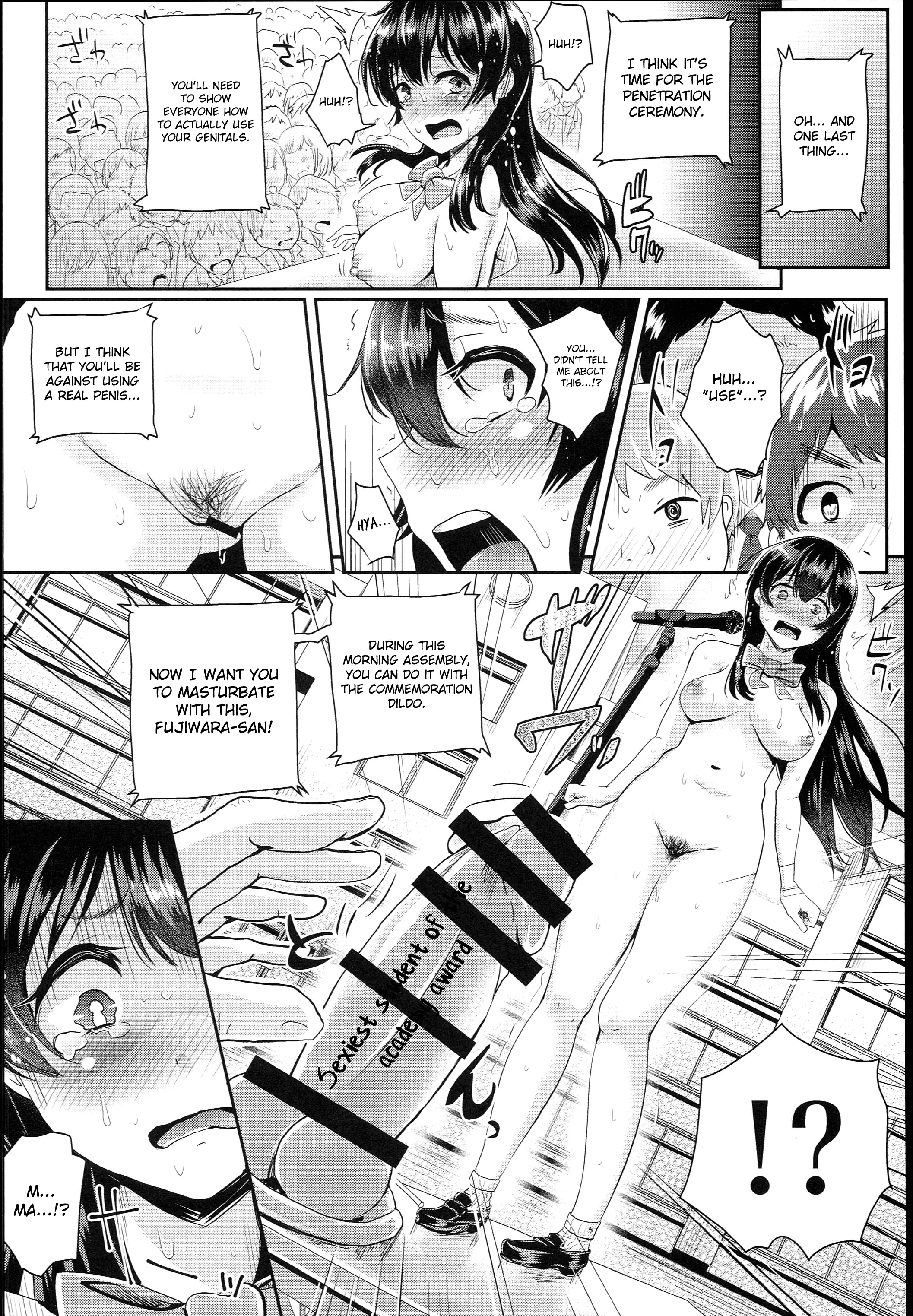Sei no Mohan! ~Zenra Choukai Hen~ | Sex Model! ~Nude Morning Assembly Chapter~