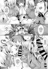 (C95) [nul_Neverland (Navier Haruka 2T)] Deli Succu!! vol. 3.0 ~Succubus no Harem ni Gyaku Delivery Sarete Shiboritsukusareta Repo~ | Deli Saccu!! vol 3.0 - A Report on Being Milked in a Reverse-Delivery by a Succubus Harem [English]