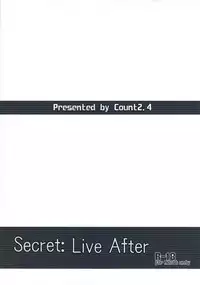 (Utahime Teien 2) [Count2.4 (Nishi)] Secret: Live After (THE IDOLMASTER) [English] [CGrascal]