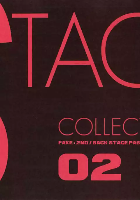 FAKE:2ND/BACK STAGE PASS COLLECTION 02