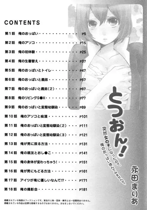 TotsuOn! ~Totsuzen Onnanoko ni Natta node, Ore no Oppai Monde Mimasen ka?~