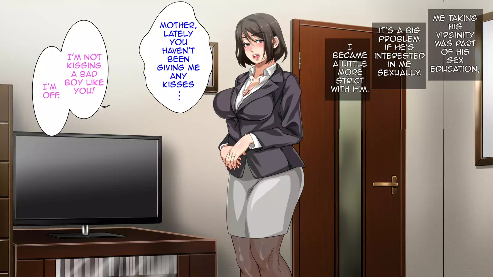 Hahaoya ni Yoru Fudeoroshi ga Gimuka Sareta Sekai | World where Cherry Popping is a Mother's Duty Part 1