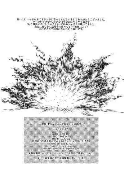 (C85) [Mimippu (Izumimipu)] Nee? Sense. (Touhou Project) [Chinese] [v.v.t.m汉化组]