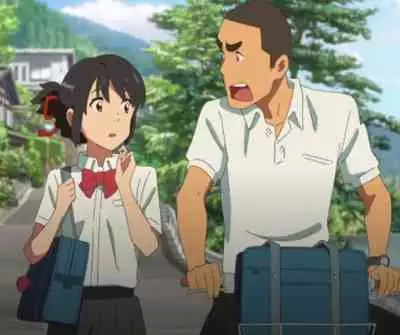 (C91) [Ugeppa] Mitsuha Rape By Tessie Netorare (Kimi no Na wa.) (Colorized) (Mikaku)