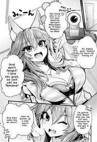 (C94) [Yamitsuki Honpo (Wise Speak)] Servant MikoTuber Tamamo-chan (Fate/Extra) [English]