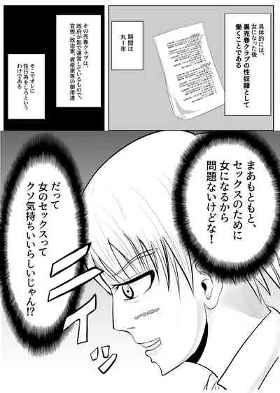 TSをする。性奴隷になる。