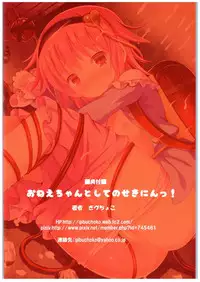 (C89) [Nanmin Festival (Gibuchoko)] Onee-chan Toshite no Sekinin! (Touhou Project)