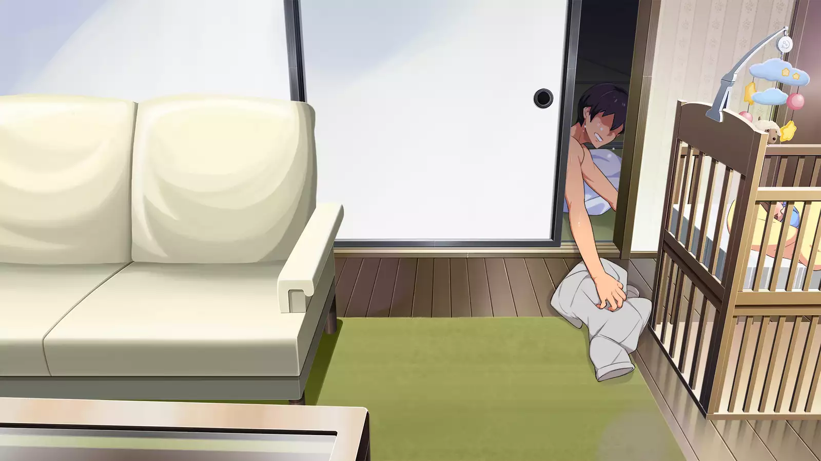 姉はヤンママ授乳中in実家