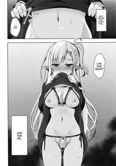 Akogare no Elf Senpai ni, Ecchi na Saiminjutsu Kakete Mita. | I tried to erotically hypnotize Elf Senpai who i admire