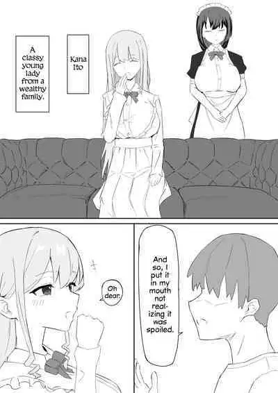 Ojou-sama to Maid o Iinazuke ni Torarete Okobore Ecchi suru Hanashi