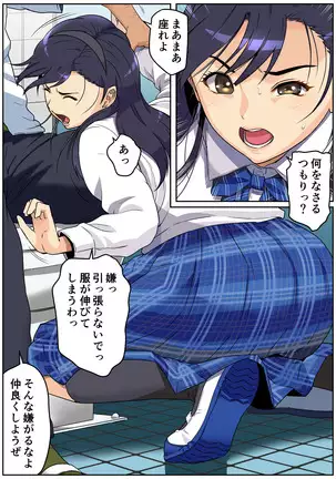 Meromote 3 Danshi Benjo de Ojou-sama ni Tairyou Bukkake